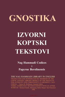 GNOSTIKA - Svetlost Balkana Loža Svetlost Balkana