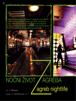 NOjNI ŽIVOT AGREBA agreb nightlife
