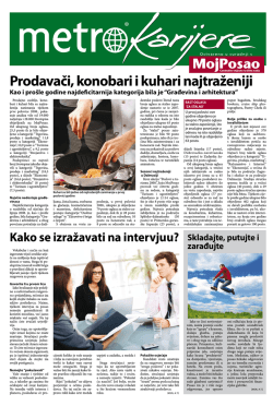 Prodavači, konobari i kuhari najtraženiji