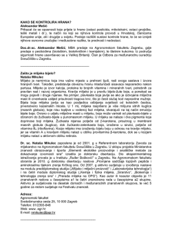 Sažeci i životopisi