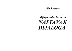 Nastavak dialoga