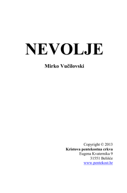 Nevolje &dagger; Kristova pentekostna crkva