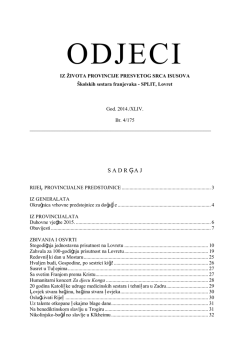 S A D R Ž A J - &Scaron;kolske sestre franjevke