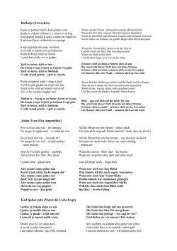 Wenn die Liebe fragt