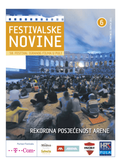 Šesti broj, četvrtak, 21. srpnja