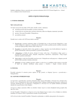 Opći uvjeti poslovanja