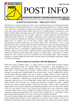 ispis - Hrvatski sindikat po&scaron;te