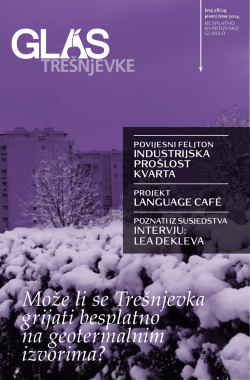 Može li se Tre&scaron;njevka grijati besplatno na geotermalnim izvorima?