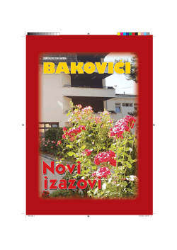 Godi&scaron;nji bilten Zavoda Bakovići, br. 5 za 2011. godinu (PDF, 1,63 MB)