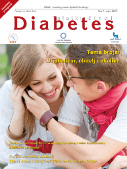 Dijabetičar, obitelj i okolina - Hrvatski savez dijabetičkih udruga