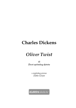 Oliver Twist - Osnovna &scaron;kola "Vela Luka"