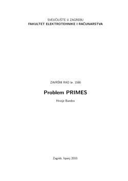 Problem PRIMES