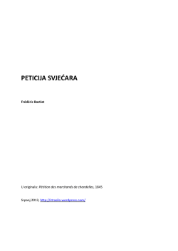 Peticija svjećara