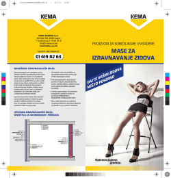 MASE ZA IZRAVNAVANJE ZIDOVA