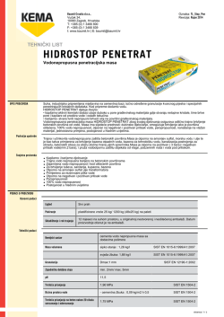 HIDROSTOP PENETRAT