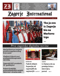 Tko je sve iz Zagorja bio na Markovu trgu - zagorje