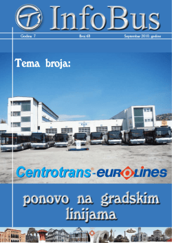 ponovo na gradskim linijama ponovo na gradskim