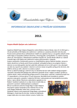2012. - Župa Valpovo