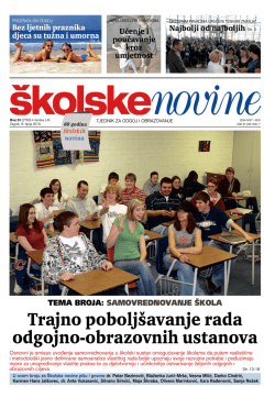 Trajno pobolj&scaron;avanje rada odgojno-obrazovnih