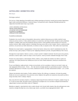 ASTROLOŠKI I HERMETIČKI SPISI
