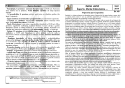 ovdje - Župa Sv. Marka Križevčanina