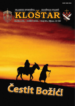 GLASNIK SVETIŠTA KLOŠTAR IVANIĆ