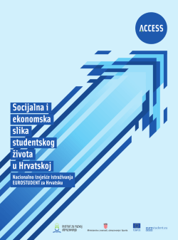 Nacionalno izvje&scaron;će istraživanja EUROSTUDENT za Hrvatsku (794