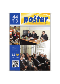 aktuelnosti - JP BH Po&scaron;ta