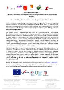 Poziv i program konferencije