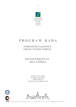 Program rada i financijski plan za 2014.