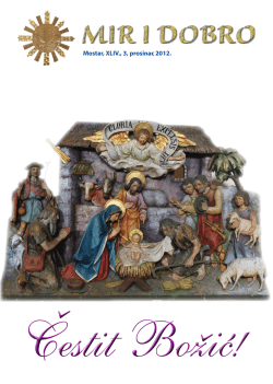 mir i dobro 3- 2012.pdf - Hercegovačka franjevačka provincija