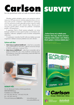 Sve &scaron;to geodetima treba od sada na jednom mjestu