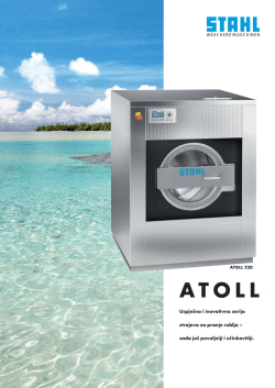 Uspješna i inovativna serija strojeva za pranje rublja – sada još