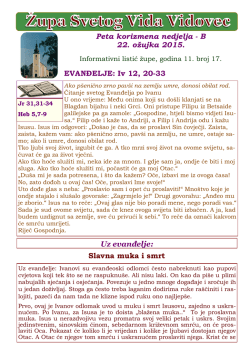 Preuzmi PDF datoteku - Župa sv. Vida, Vidovec