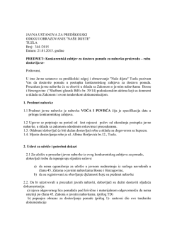 KONKURENTSKI ROBA VOĆA I POVRĆA 2015 godina