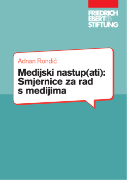 Medijski nastup(ati) - Bibliothek der Friedrich-Ebert