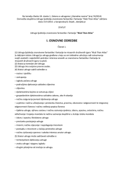 I. OSNOVNE ODREDBE - Klub Titan Atlas Osijek
