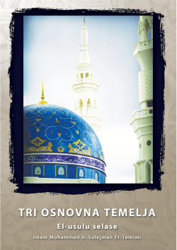 TRI OSNOVNA NAČELA "El