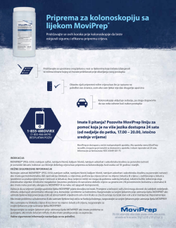 MoviPrep Colonoscopy Prep Dosing Instructions | Bosnian