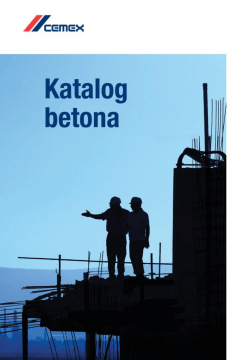 Pogledajte Katalog betona 2012.