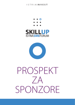 Postani sponzor - Skill-Up