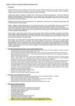 Mjere za učinkovito i sigurno kori&scaron;tenje prirodnog plina