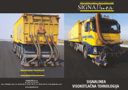 SIGNALINEA VISOKOTLAČNA TEHNOLOGIJA
