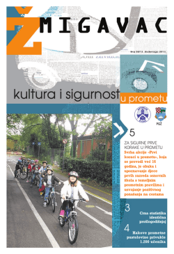 ) 51/74 - 248- 4) - 7 24 -67 Svrha akcije &raquo;Prvi koraci u prometu