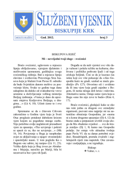 Službeni vjesnik 3-2012