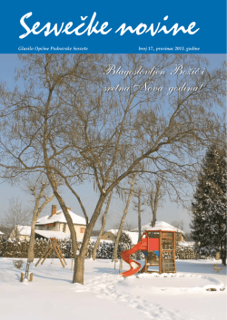 Blagoslovljen Božić i sretna Nova godina!