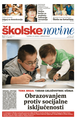 Obrazovanjem protiv socijalne isključenosti