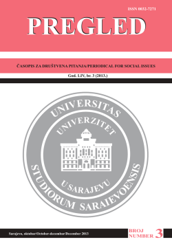 BROJ NUMBER 3 - Časopis za dru&scaron;tvena pitanja