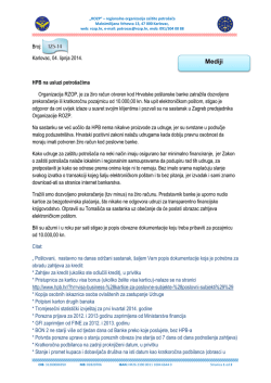 HPB na usluzi potro&scaron;ačima - original (pdf)