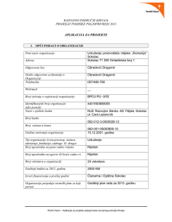 APLIKACIJA ZA PROJEKTE